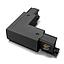 TRAXON LUXPOINT® Conector-L Right Side para Carril Trifásico, Negro