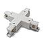 TRAXON LUXPOINT® Conector-X para Carril Trifásico, Blanco