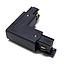 TRAXON LUXPOINT® Conector-L Left Side para Carril Trifásico, Negro